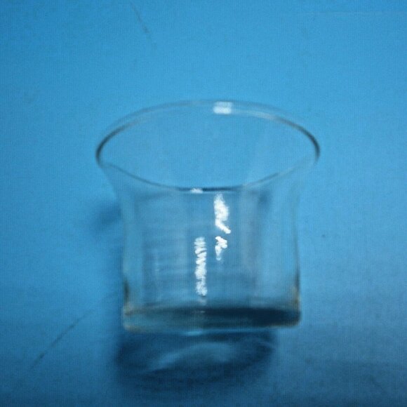 Clear Glass Votive Candle Holder Tealight Floral Craft - Picture 2 of 4